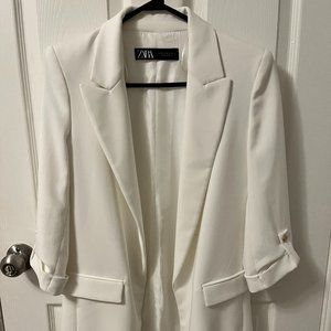 White Fitted Blazer